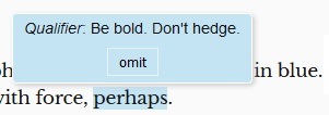 Hemingway Editor - Qualifier Advice