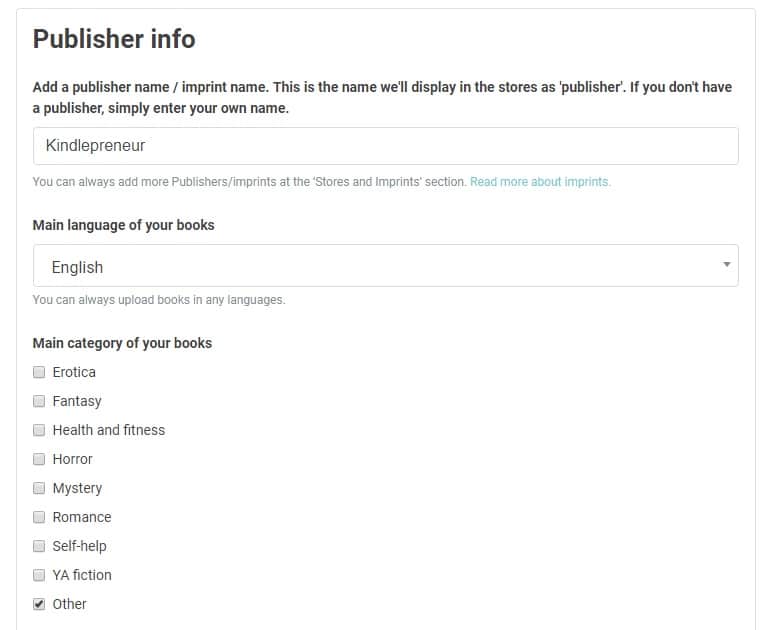 Publish Drive Review - Publisher Info