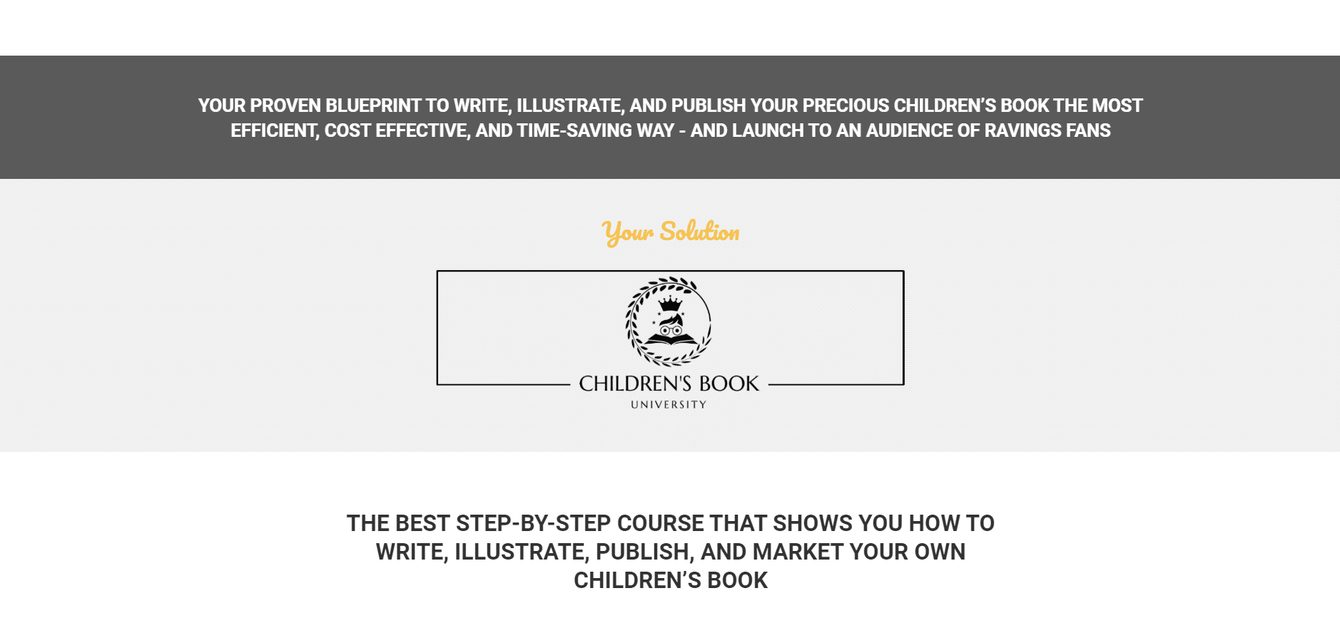 children's books online course