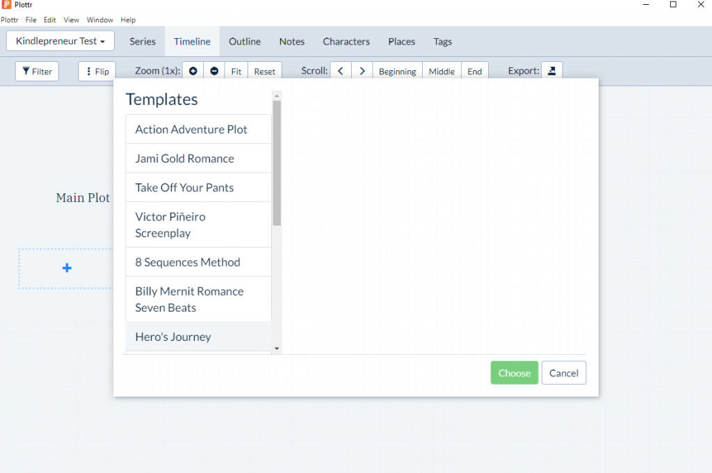 plotting templates