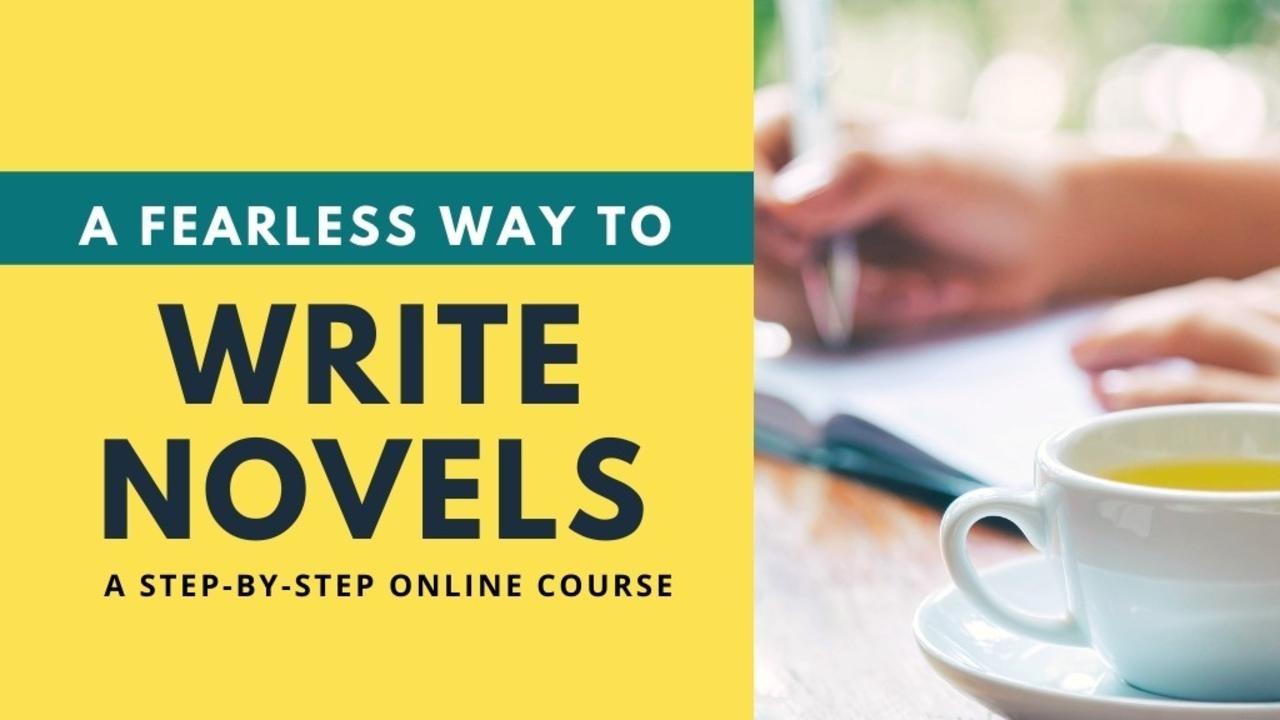 fearless way to write novels marketing graphic