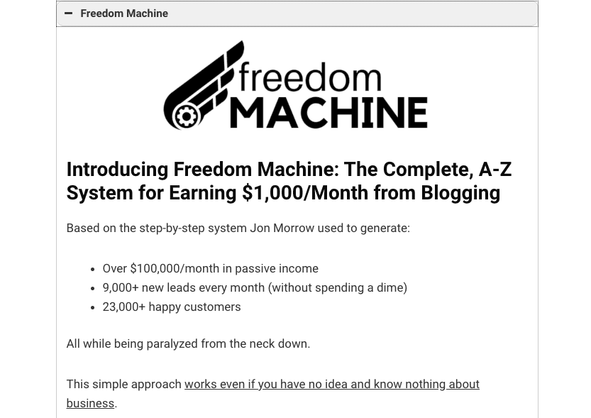 Freedom Machine