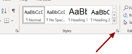 Styles in Microsoft Word