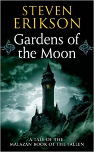 Steven Erikson's Gardens of the Moon, book cover