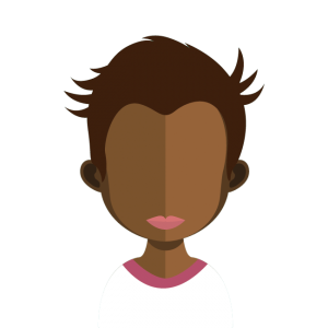 character brown business woman