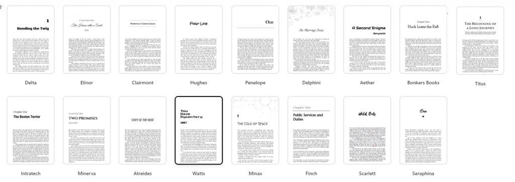 Atticus pre-built themes