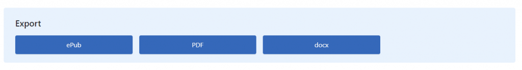 more exporting options in Atticus