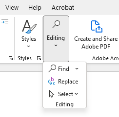 Find and Replace Word