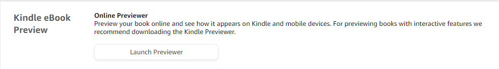 previewer in amazon kdp