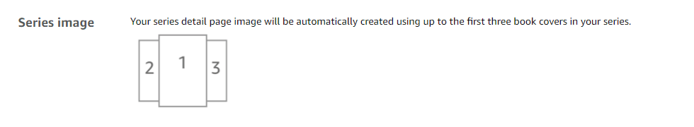 series image in amazon kdp