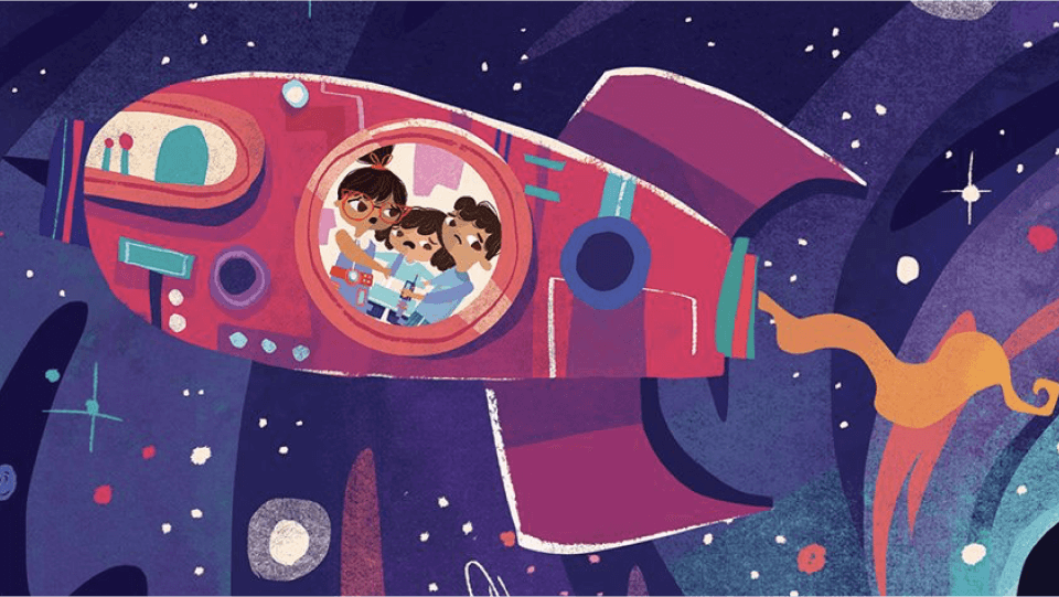From There's a Hole in My Galaxy, Illustrated by Chaaya Prabhat