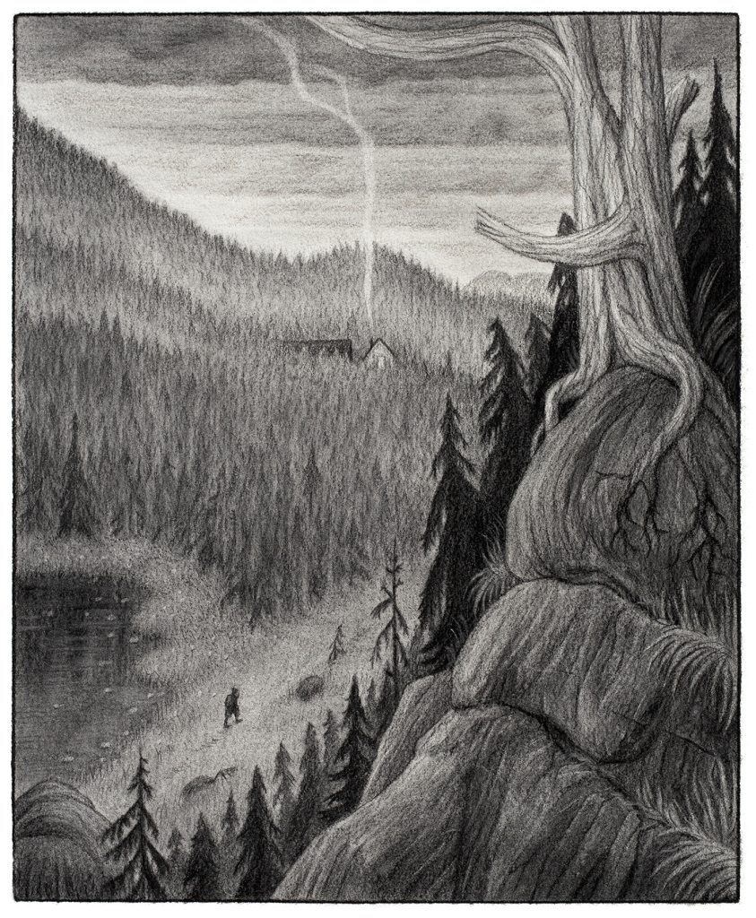 From Klokkerens Evangelie, Illustrated by Gaute Heivoll