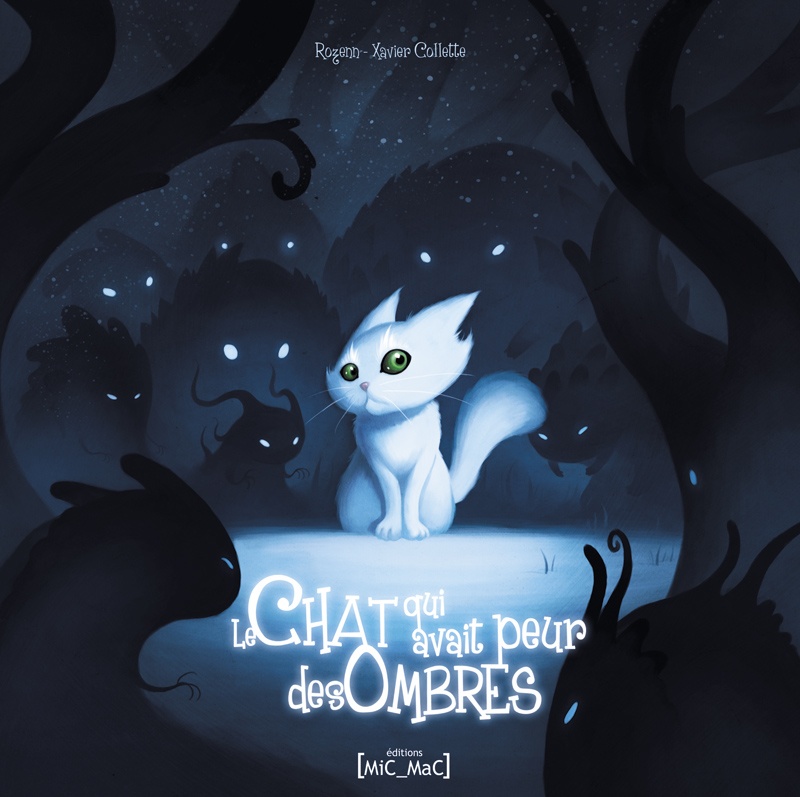 From Cat Afraid of the Shadows, Illustrated by Xavier Collete