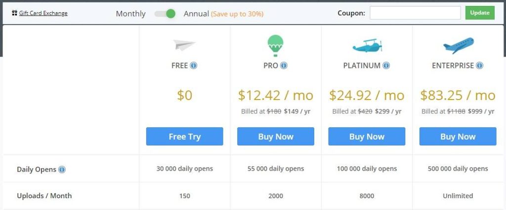 AnyFlip Pricing