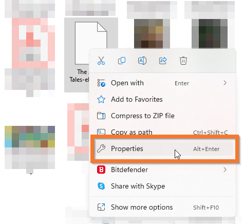 finding your ebook file size