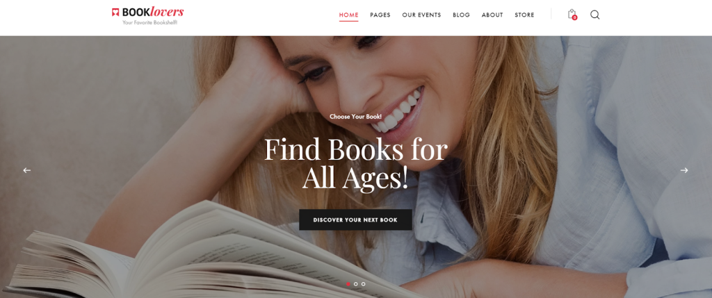 Booklovers Wordpress Theme