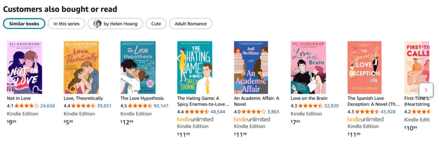Copycat cartoony illustrated book covers